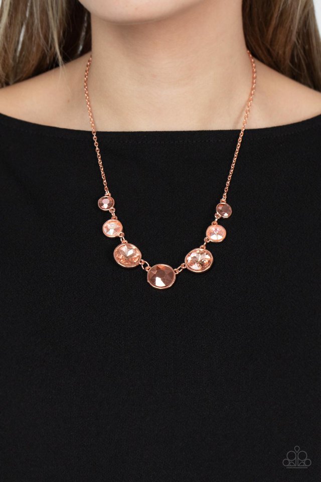 Pampered Powerhouse - Copper - Paparazzi Necklace Image