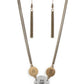 Shine Your Light - Brass - Paparazzi Necklace Image