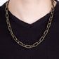 Rural Recruit - Brass - Paparazzi Necklace Image