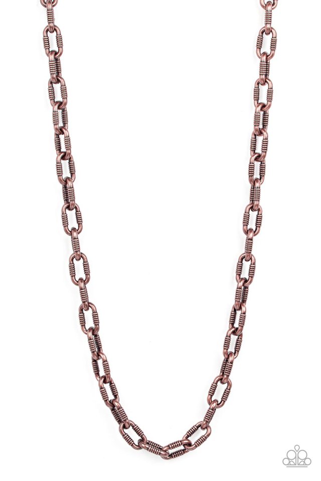 Rural Recruit - Copper - Paparazzi Necklace Image