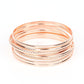 ​Stackable Shimmer - Copper - Paparazzi Bracelet Image