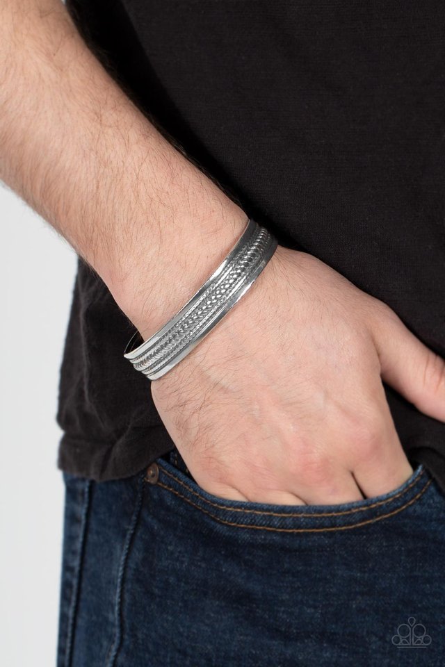 Urban Expedition - Silver - Paparazzi Bracelet Image