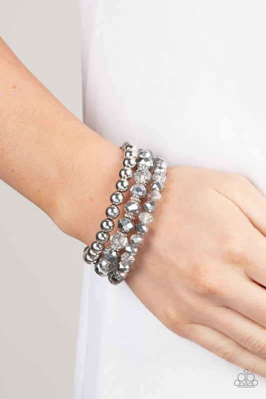 ​Gimme Gimme - Silver - Paparazzi Bracelet Image