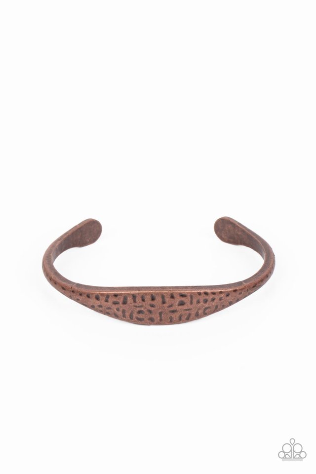 ​Ancient Accolade - Copper - Paparazzi Bracelet Image