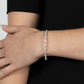 ​Timelessly Tiny - White - Paparazzi Bracelet Image