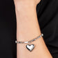 Sweetheart Secrets - White - Paparazzi Bracelet Image