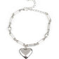 Sweetheart Secrets - White - Paparazzi Bracelet Image