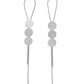 ​Bolo Beam - Silver - Paparazzi Earring Image