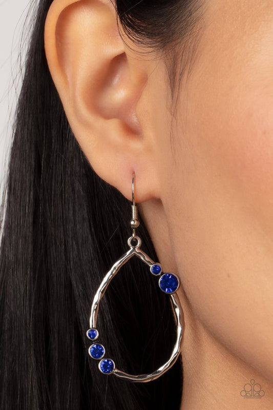 ​Shop Till You DROPLET - Blue - Paparazzi Earring Image