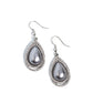 ​Effortless Elegance - Silver - Paparazzi Earring Image