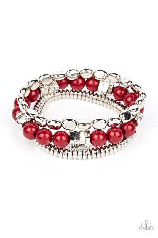 ​Tour de Tourist - Red - Paparazzi Bracelet Image