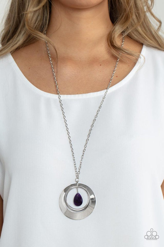 Inner Tranquility - Purple - Paparazzi Necklace Image