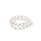 ​Eiffel Tower Tryst - White - Paparazzi Bracelet Image