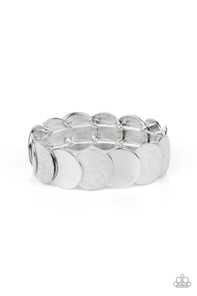 ​Demurely Disco - Silver - Paparazzi Bracelet Image