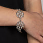 ​Blooming Bling - White - Paparazzi Bracelet Image