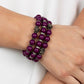 ​Poshly Packing - Purple - Paparazzi Bracelet Image