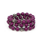 ​Poshly Packing - Purple - Paparazzi Bracelet Image