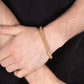 Setting The Pace - Gold - Paparazzi Bracelet Image