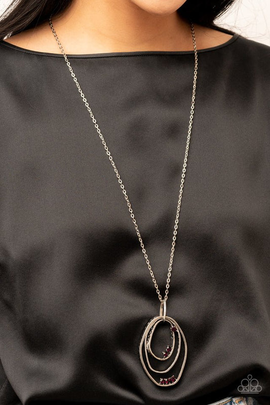 ​Industrial Infusion - Purple - Paparazzi Necklace Image