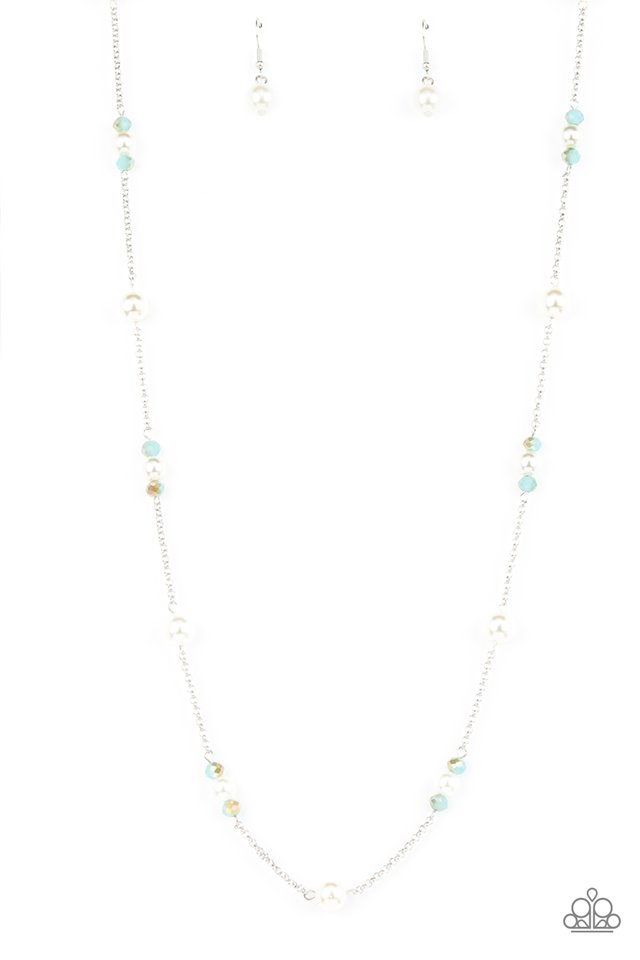 ​Keep Your Eye on the BALLROOM - Blue - Paparazzi Necklace Image