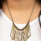 ​Industrial Jungle - Brass - Paparazzi Necklace Image