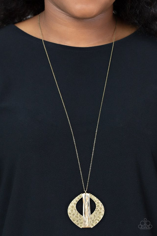 ​State of the ARTISAN - Brass - Paparazzi Necklace Image