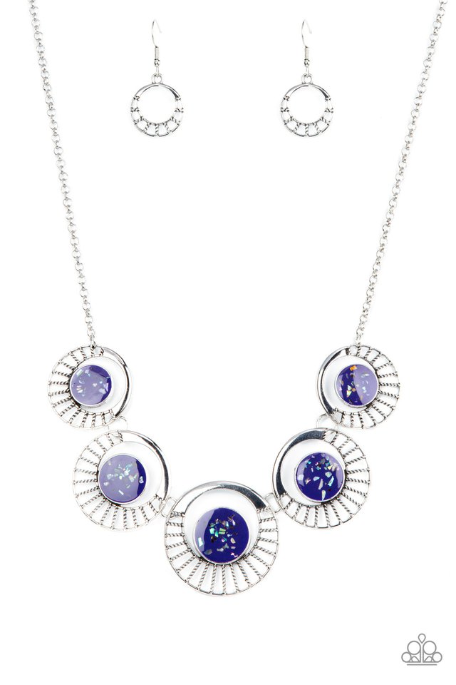 ​Elliptical Effervescence - Purple - Paparazzi Necklace Image