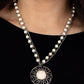 Sahara Suburb - White - Paparazzi Necklace Image