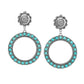 Playfully Prairie - Blue - Paparazzi Earring Image