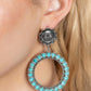Playfully Prairie - Blue - Paparazzi Earring Image