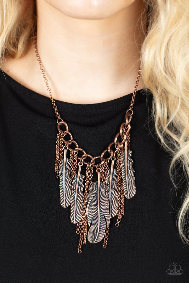 ​NEST Friends Forever - Copper - Paparazzi Necklace Image