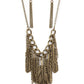 ​NEST Friends Forever - Brass - Paparazzi Necklace Image