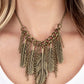 ​NEST Friends Forever - Brass - Paparazzi Necklace Image