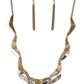 ​Mixed Metal Mecca - Brass - Paparazzi Necklace Image