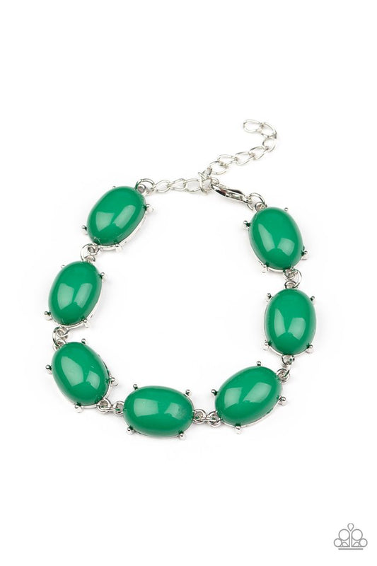 ​Confidently Colorful - Green - Paparazzi Bracelet Image