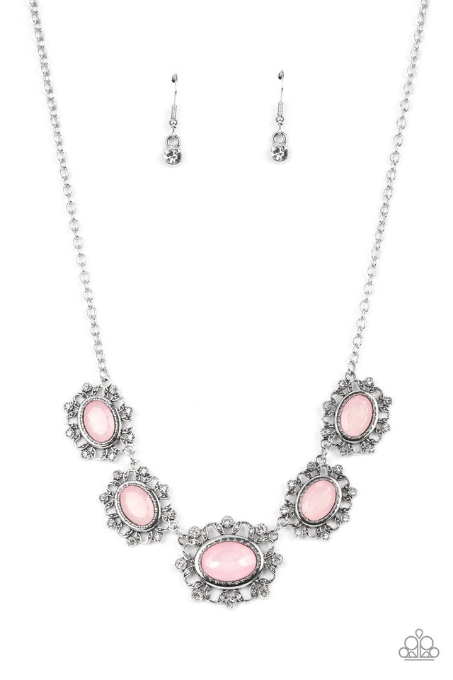 ​Meadow Wedding - Pink - Paparazzi Necklace Image