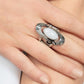 Garden Oasis - White - Paparazzi Ring Image