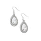 ​Effortless Elegance - White - Paparazzi Earring Image