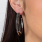 Triple Crown Couture - Silver - Paparazzi Earring Image