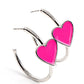 ​Kiss Up - Pink - Paparazzi Earring Image