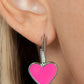 ​Kiss Up - Pink - Paparazzi Earring Image