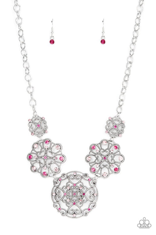 ​Royally Romantic - Pink - Paparazzi Necklace Image