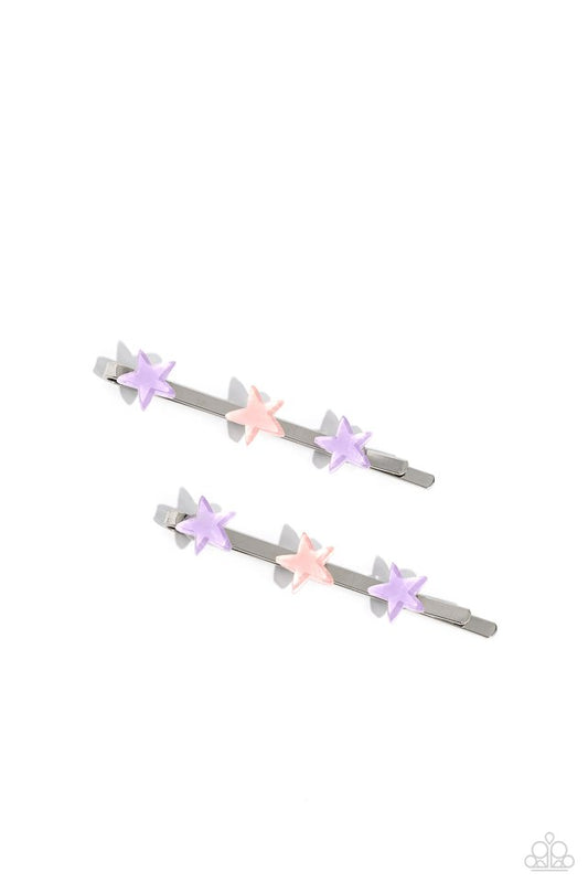 Star-Crossed Cuties - Purple - Paparazzi Hair Accessories Image