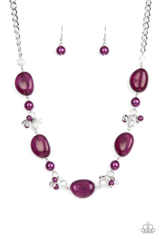 The Top TENACIOUS - Purple - Paparazzi Necklace Image