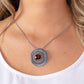 Make Me a MEDALLION-aire - Brown - Paparazzi Necklace Image