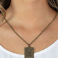 ​All About Trust - Brass - Paparazzi Necklace Image