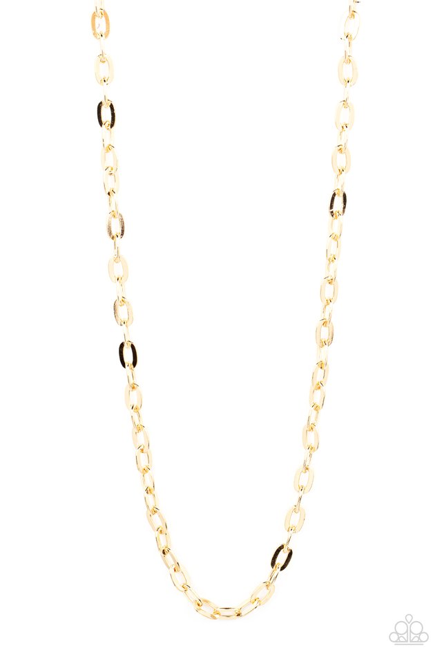 Interference - Gold - Paparazzi Necklace Image