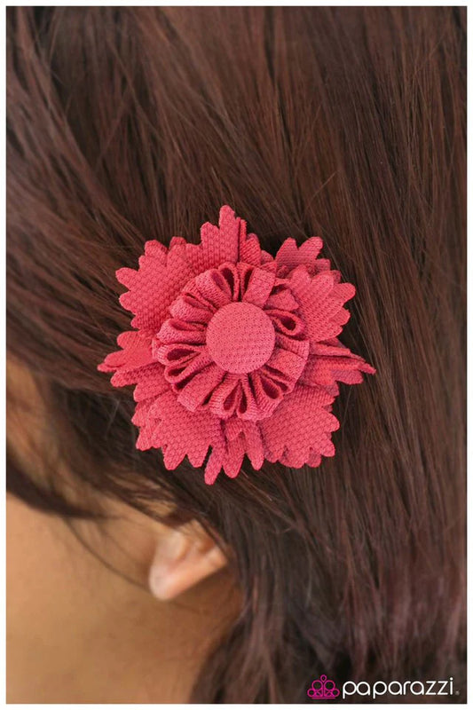 Accesorios para el cabello de paparazzi ~ Cowboy Take Me Away - Rosa