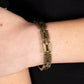 Closed Circuit Strategy - Brass - Paparazzi Bracelet Image