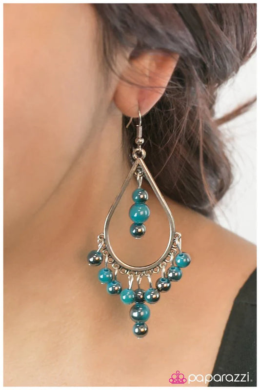 Pendiente Paparazzi ~ Caída libre - Azul
